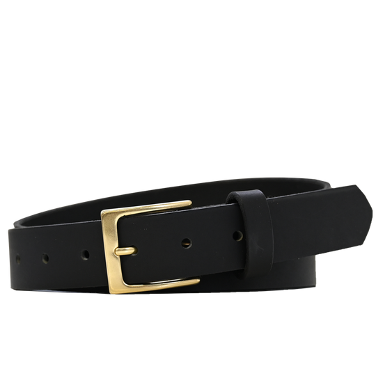 Jackson Belt - Black - Brass