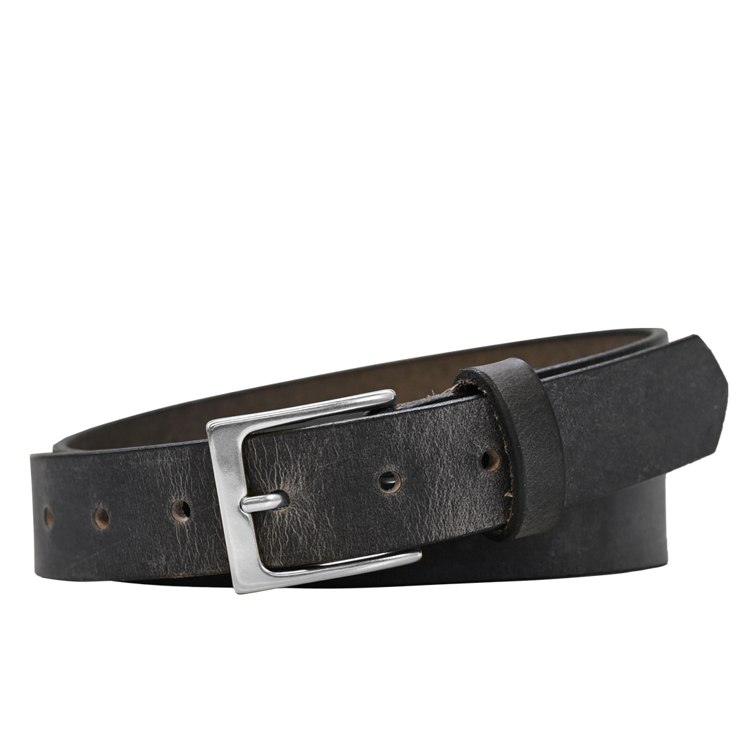 Jackson Belt - Charcoal Grey - Nickel
