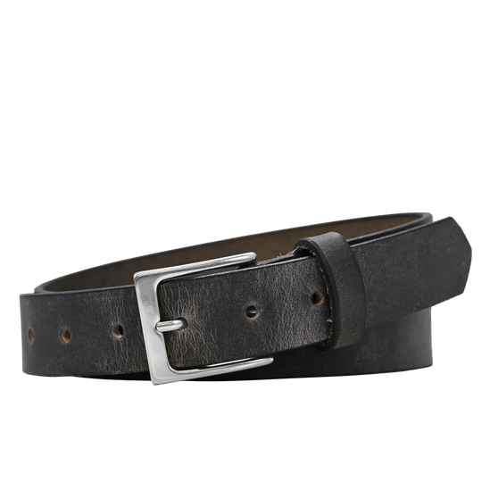 Jackson Belt - Charcoal Grey - Nickel