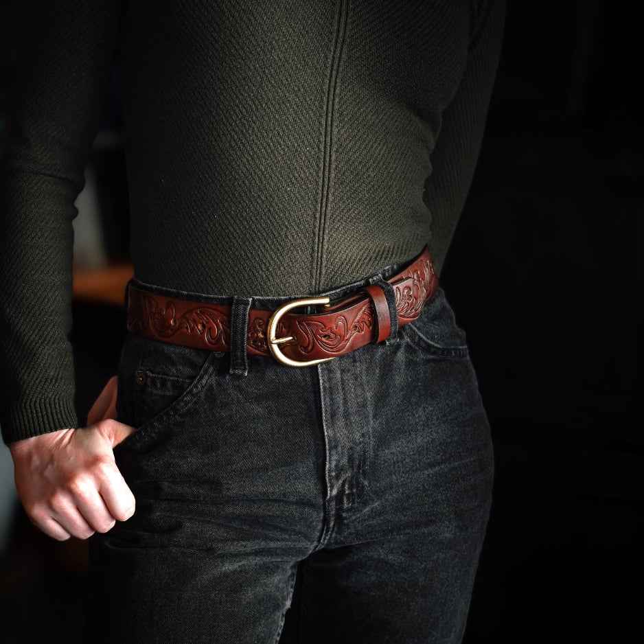 Filigree Belt - Leather Belt - Lifestyle