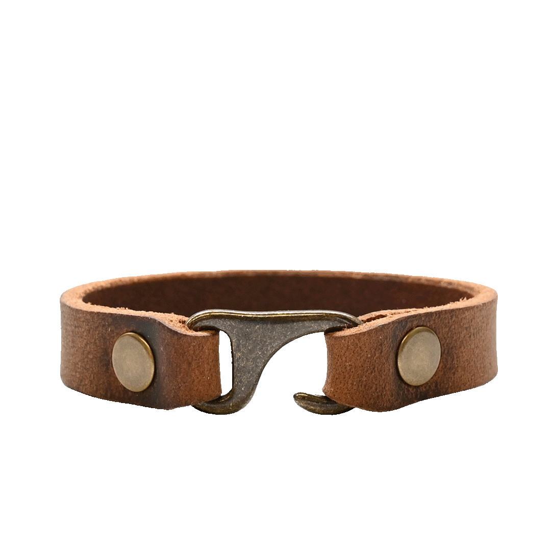 Brown Tuckerman Clasp Bracelet - Front