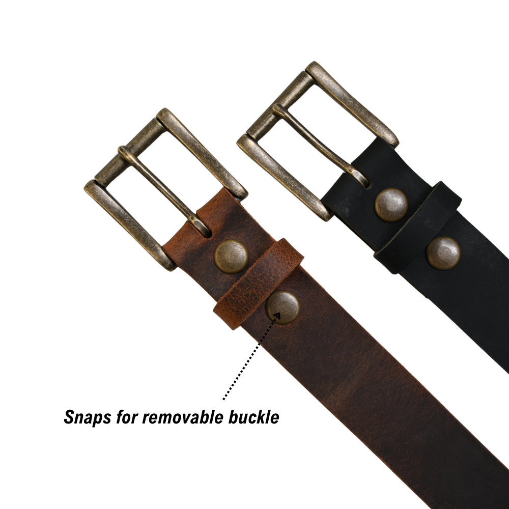 Huntington Belt - Removable Snaps