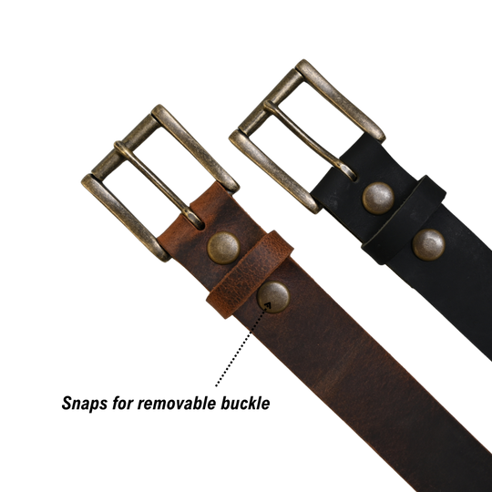 Huntington Belt - Removable Snaps