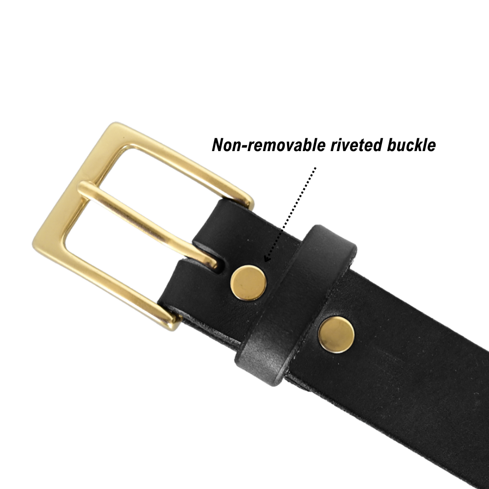 Jackson Belt - Riveted Belt Buckle