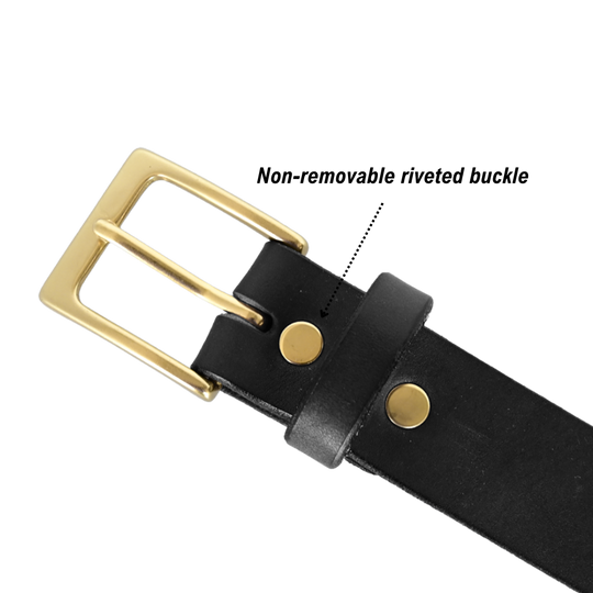 Jackson Belt - Riveted Belt Buckle