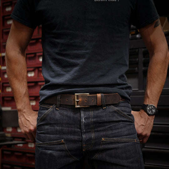 Huntington Belt - Brown Leather - warehouse 2