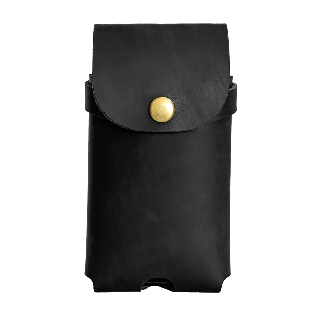 iPhone Holster, Black / Brass / iPhone 15