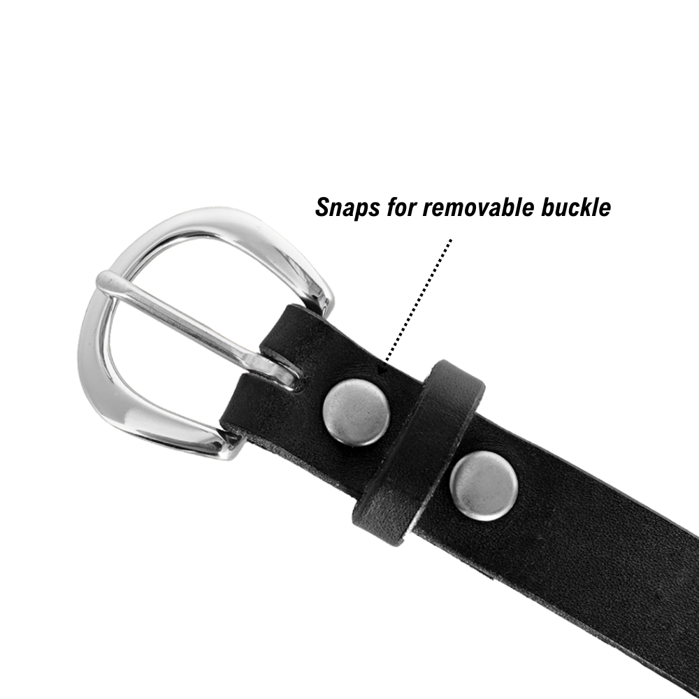 sierra belt buckle - black/nickel