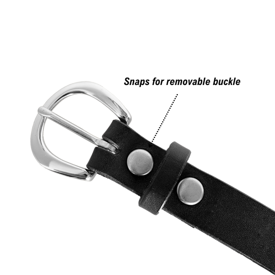 sierra belt buckle - black/nickel