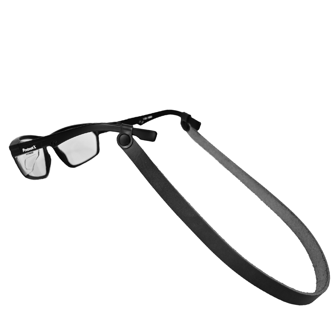 safety glass strap - black