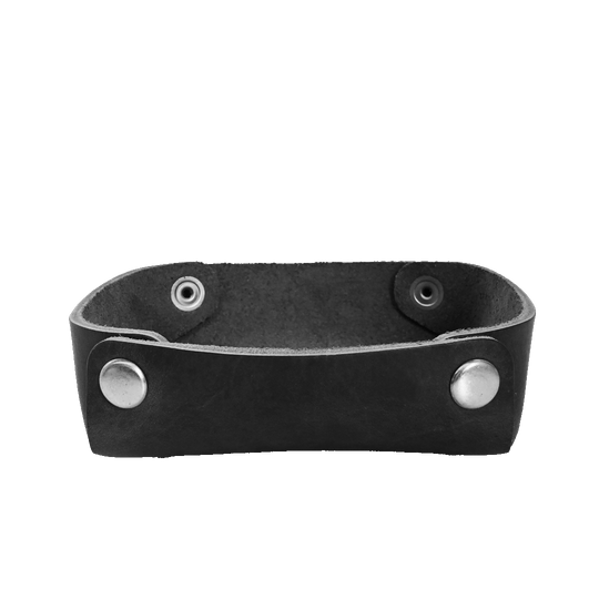 Travel Valet Tray - Black Front