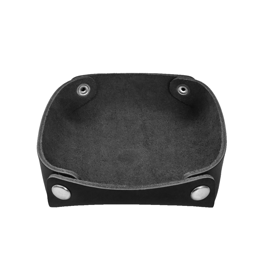 Travel Valet Tray - Black - Top