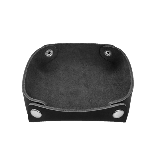 Travel Valet Tray - Black - Top