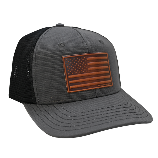 American Flag Hat - Charcoal