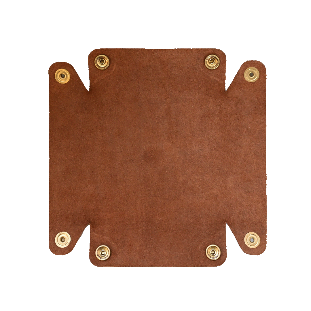 Travel Valet Tray - Brown - Open