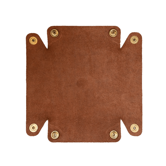 Travel Valet Tray - Brown - Open