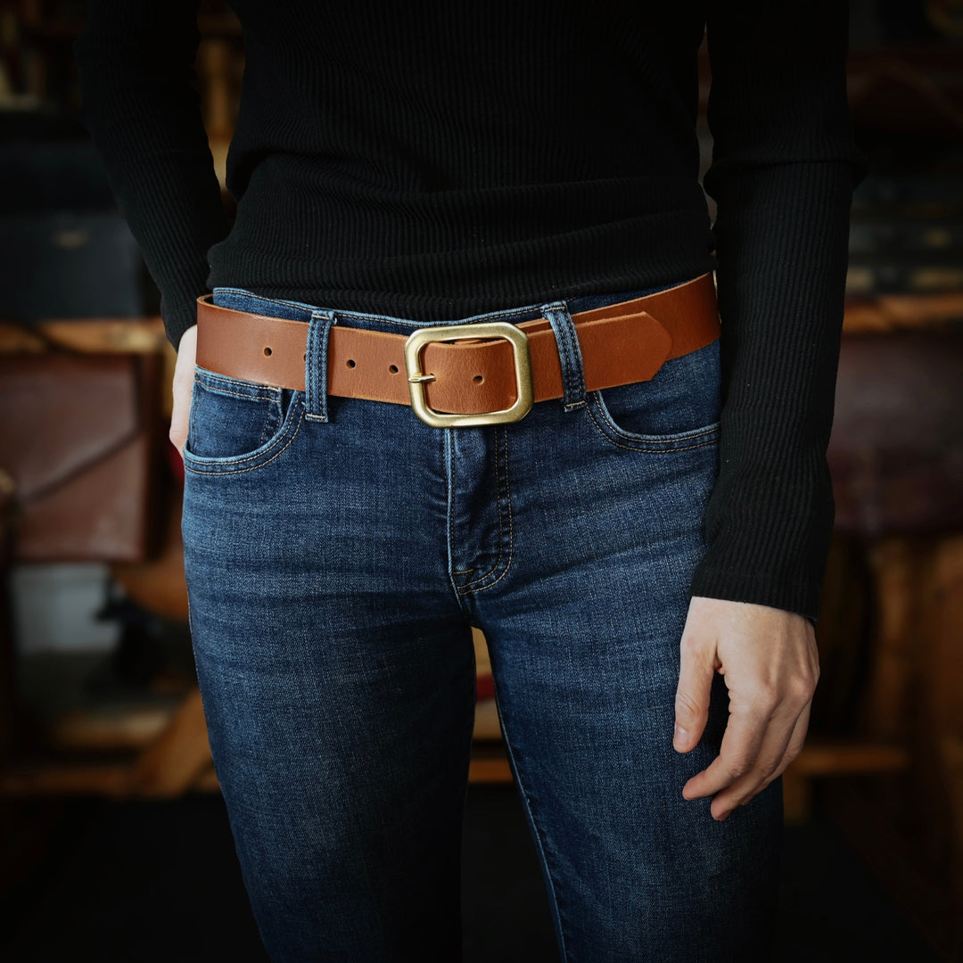 Winona Belt - tan - lifestyle