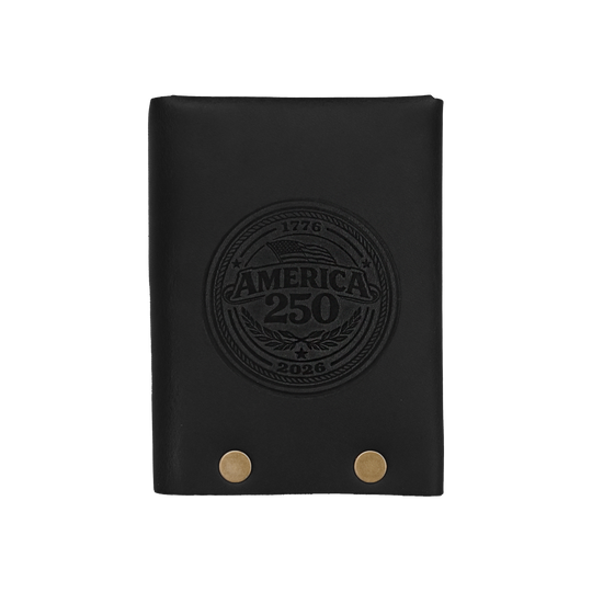 Hammer Riveted Wallet - 250th - Black - Brass