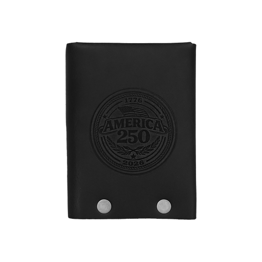 Hammer Riveted Wallet - 250th - Black - Nickel