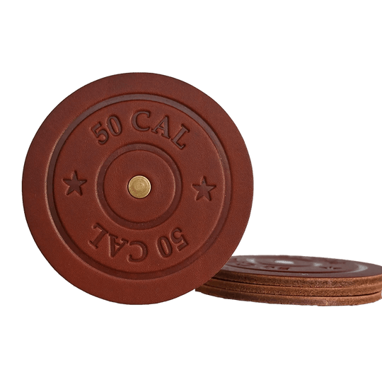 Bullet Coasters--American Bench Craft-ABC-HKO-COA-BR-50C