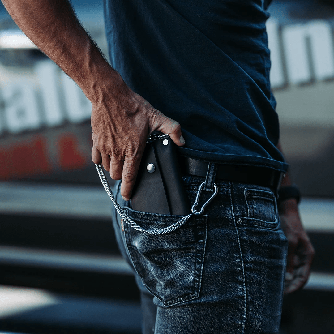 Biker Chain Wallet American Bench Craft