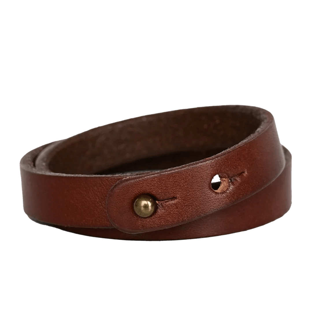Double Wrap Bracelet--American Bench Craft-ABC-BR-DWB-BR-SM