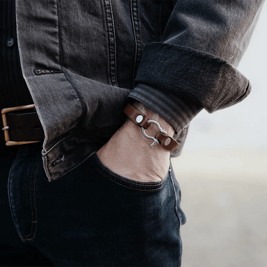 Shackle Bracelet--American Bench Craft-ABC-BR-SHCK-BR-SM